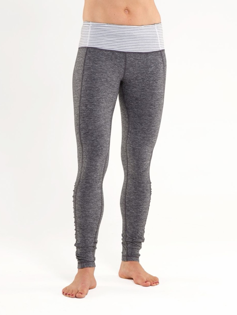 Lululemon Run: Turn Around Tight - Reversible - Grey/White